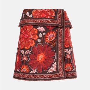 Farm Rio Gigi tapestry mini skirt